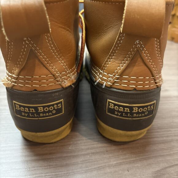 L.L. Bean Boots 6" Brown Size 10M Leather and Rubber - Picture 11 of 16